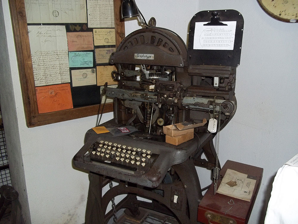 Macchina piastrina personalizzata